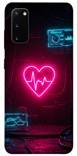 Чохол itsPrint Neon heart для Samsung Galaxy S20