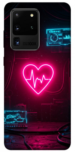 Чехол itsPrint Neon heart для Samsung Galaxy S20 Ultra