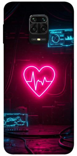 Чехол itsPrint Neon heart для Xiaomi Redmi Note 9s / Note 9 Pro / Note 9 Pro Max