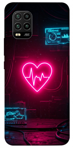 Чехол itsPrint Neon heart для Xiaomi Mi 10 Lite