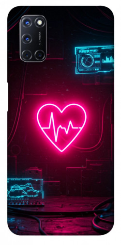 Чехол itsPrint Neon heart для Oppo A52 / A72 / A92