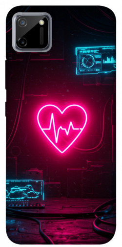Чехол itsPrint Neon heart для Realme C11