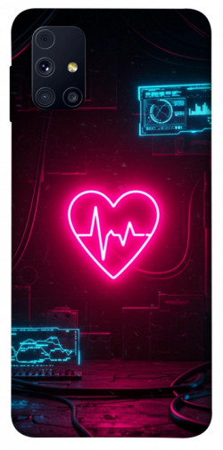 Чехол itsPrint Neon heart для Samsung Galaxy M31s