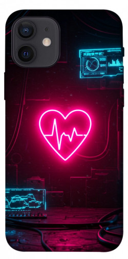 Чехол itsPrint Neon heart для Apple iPhone 12 Pro (6.1")