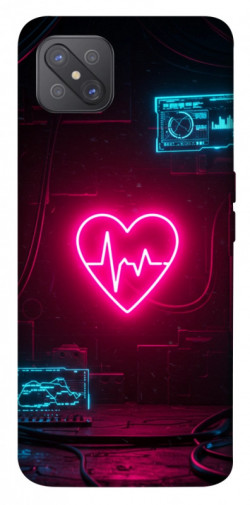Чехол itsPrint Neon heart для Oppo A92s