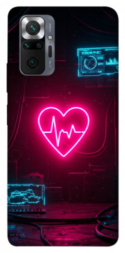 Чехол itsPrint Neon heart для Xiaomi Redmi Note 10 Pro