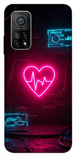 Чехол itsPrint Neon heart для Xiaomi Mi 10T