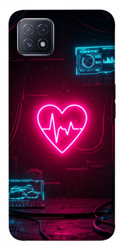 Чехол itsPrint Neon heart для Oppo A73