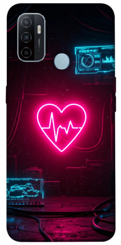 Чехол itsPrint Neon heart для Oppo A53 / A32 / A33