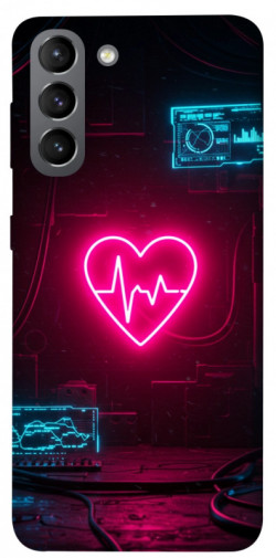 Чехол itsPrint Neon heart для Samsung Galaxy S21