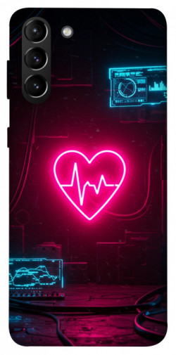Чехол itsPrint Neon heart для Samsung Galaxy S21+