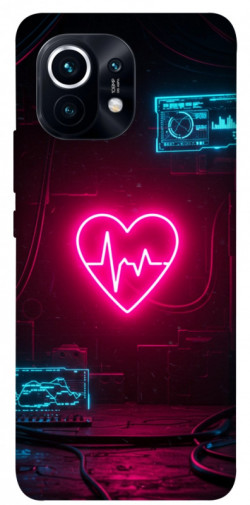 Чехол itsPrint Neon heart для Xiaomi Mi 11