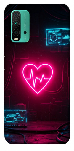 Чехол itsPrint Neon heart для Xiaomi Redmi Note 9 4G / Redmi 9 Power / Redmi 9T