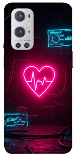 Чехол itsPrint Neon heart для OnePlus 9 Pro