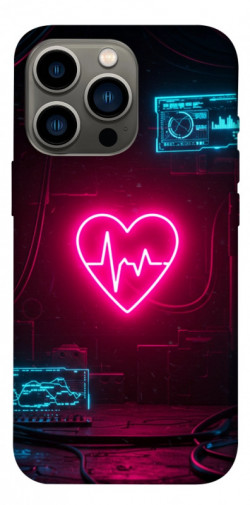 Чехол itsPrint Neon heart для Apple iPhone 13 Pro (6.1")
