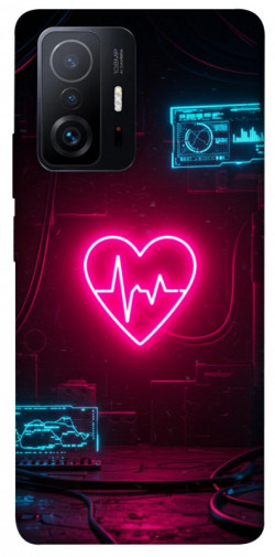 Чехол itsPrint Neon heart для Xiaomi 11T / 11T Pro