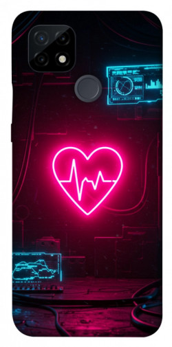 Чехол itsPrint Neon heart для Realme C21