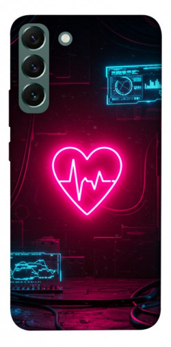 Чехол itsPrint Neon heart для Samsung Galaxy S22+