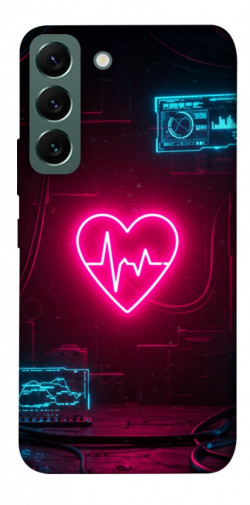 Чехол itsPrint Neon heart для Samsung Galaxy S22