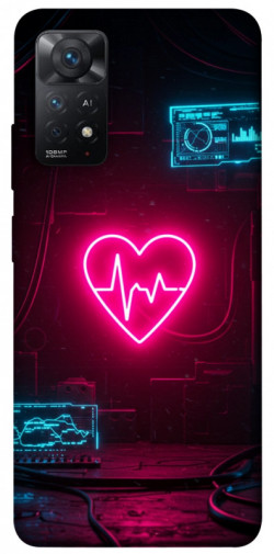 Чехол itsPrint Neon heart для Xiaomi Redmi Note 11 Pro 4G/5G