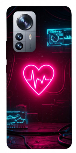 Чехол itsPrint Neon heart для Xiaomi 12 / 12X