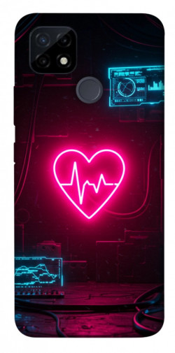 Чохол itsPrint Neon heart для Realme C12