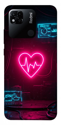 Чехол itsPrint Neon heart для Xiaomi Redmi 10A
