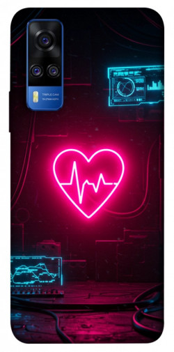 Чехол itsPrint Neon heart для Vivo Y51a