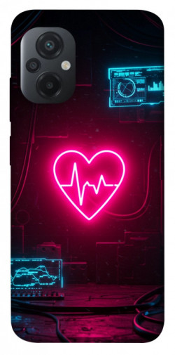 Чехол itsPrint Neon heart для Xiaomi Poco M5