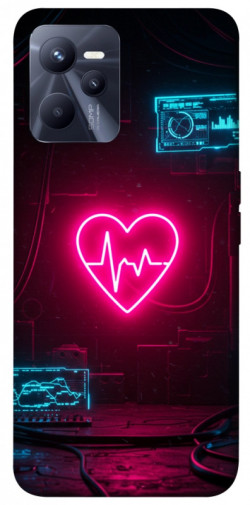 Чехол itsPrint Neon heart для Realme C35
