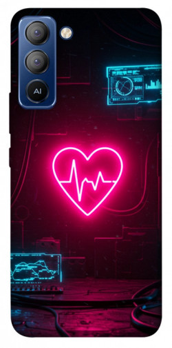Чехол itsPrint Neon heart для TECNO Pop 5 LTE