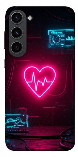 Чехол itsPrint Neon heart для Samsung Galaxy S23