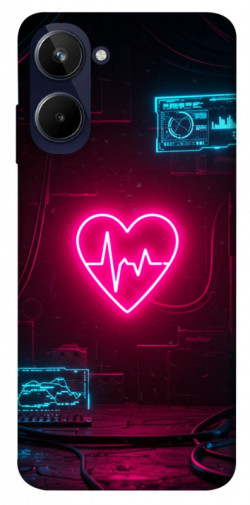 Чехол itsPrint Neon heart для Realme 10 4G