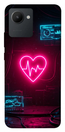 Чехол itsPrint Neon heart для Realme C30