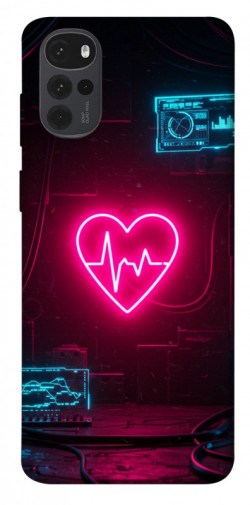 Чехол itsPrint Neon heart для Motorola Moto G22