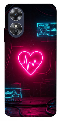 Чехол itsPrint Neon heart для Oppo A17
