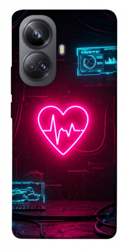 Чехол itsPrint Neon heart для Realme 10 Pro+