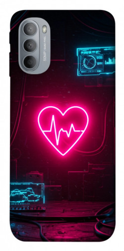 Чехол itsPrint Neon heart для Motorola Moto G31