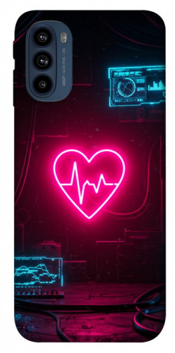 Чехол itsPrint Neon heart для Motorola Moto G41