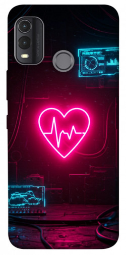 Чехол itsPrint Neon heart для Nokia G11 Plus