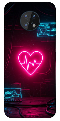 Чехол itsPrint Neon heart для Nokia G50