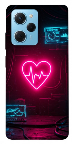 Чехол itsPrint Neon heart для Xiaomi Poco X5 Pro 5G