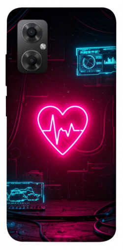 Чехол itsPrint Neon heart для Xiaomi Redmi Note 11R