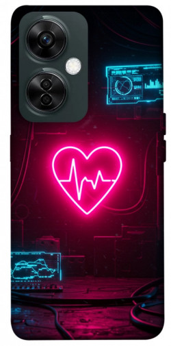 Чехол itsPrint Neon heart для OnePlus Nord CE 3 Lite