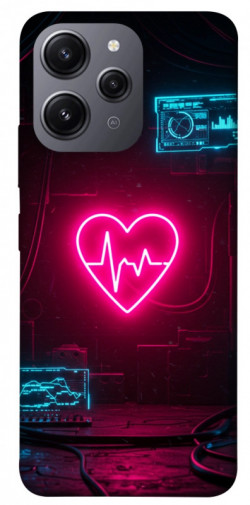 Чехол itsPrint Neon heart для Xiaomi Redmi 12