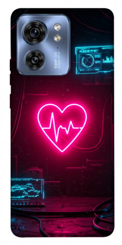 Чехол itsPrint Neon heart для Motorola Edge 40