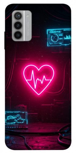 Чехол itsPrint Neon heart для Nokia G42