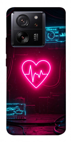 Чехол itsPrint Neon heart для Xiaomi 13T