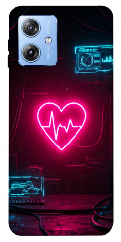 Чехол itsPrint Neon heart для Motorola Moto G84