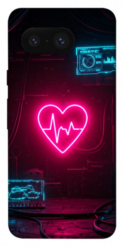 Чехол itsPrint Neon heart для Google Pixel 8